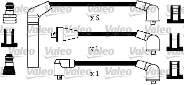 VALEO Augstsprieguma vadu komplekts 346544