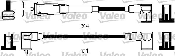 VALEO Augstsprieguma vadu komplekts 346568