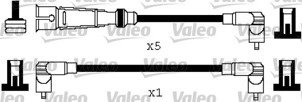 VALEO Комплект проводов зажигания 346579