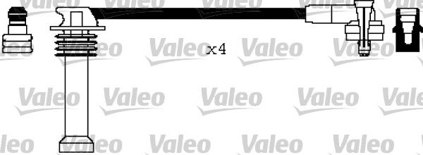 VALEO Комплект проводов зажигания 346615