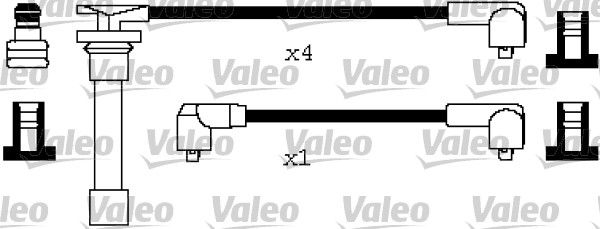 VALEO Augstsprieguma vadu komplekts 346626