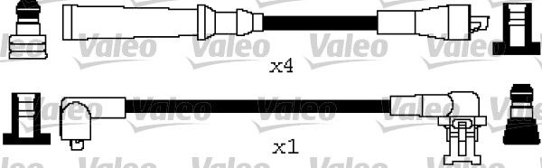 VALEO Комплект проводов зажигания 346637
