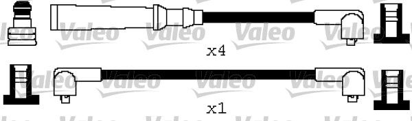 VALEO Комплект проводов зажигания 346643