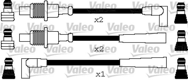 VALEO Комплект проводов зажигания 346649