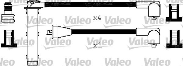 VALEO Комплект проводов зажигания 346656