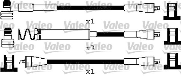 VALEO Augstsprieguma vadu komplekts 346661