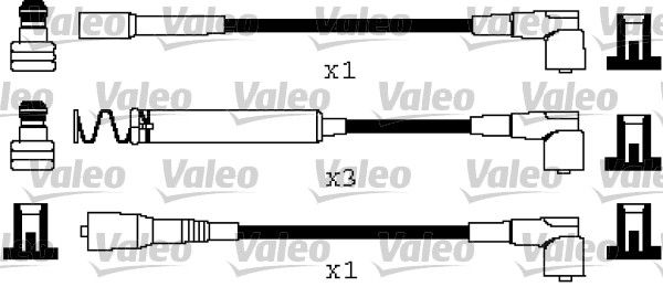 VALEO Комплект проводов зажигания 346669