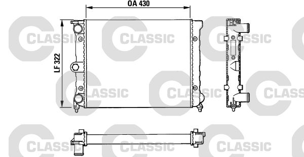 VALEO Radiators, Motora dzesēšanas sistēma 383819