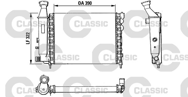 VALEO Radiators, Motora dzesēšanas sistēma 383866