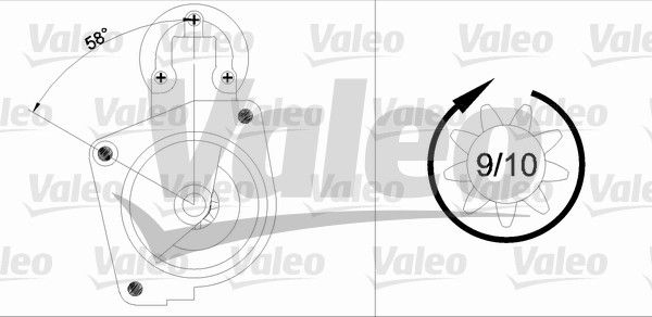 VALEO Starteris 436008