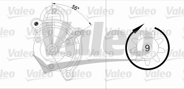 VALEO Starteris 436062