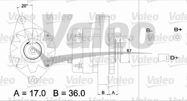 VALEO Генератор 436320