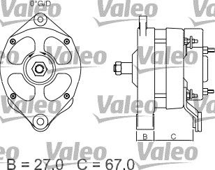 VALEO Генератор 436433