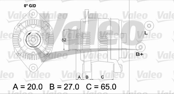 VALEO Генератор 437141