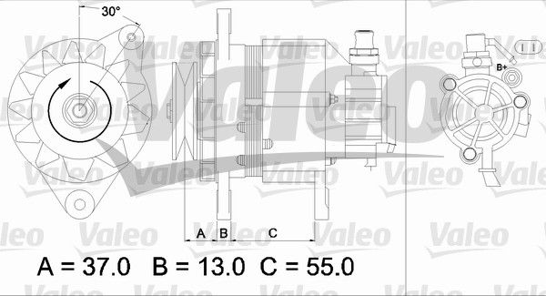 VALEO Генератор 437146