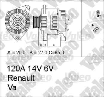 VALEO Ģenerators 437184