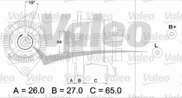 VALEO Генератор 437206