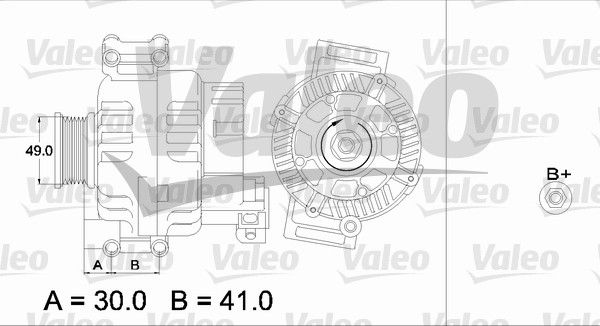 VALEO Генератор 437375