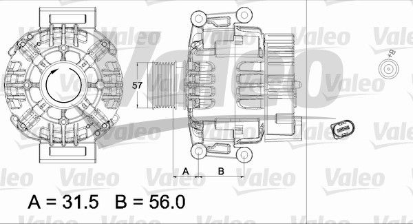 VALEO Генератор 437430