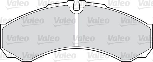 VALEO Комплект тормозных колодок, дисковый тормоз 541683