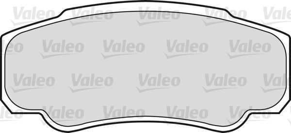 VALEO Комплект тормозных колодок, дисковый тормоз 541738