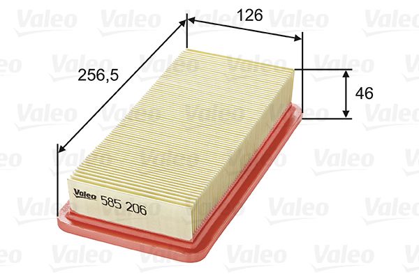 VALEO Gaisa filtrs 585206