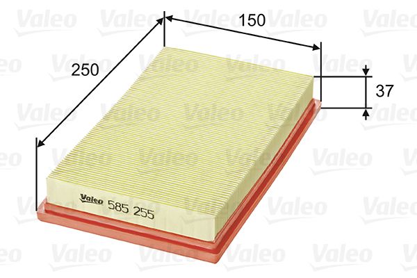 VALEO Воздушный фильтр 585255