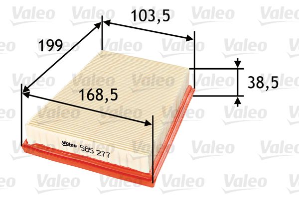 VALEO Gaisa filtrs 585277