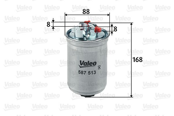 VALEO Топливный фильтр 587513