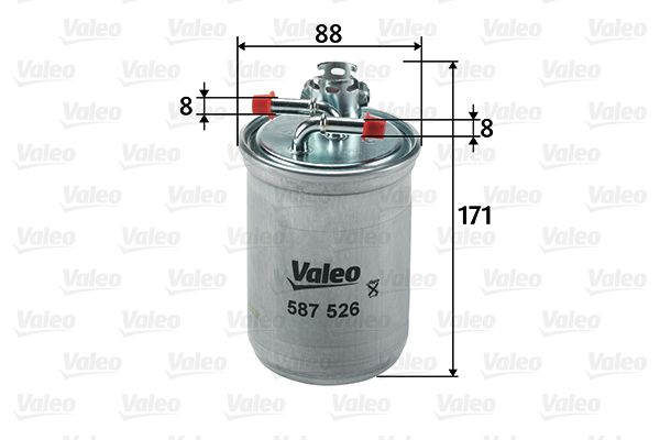 VALEO Топливный фильтр 587526