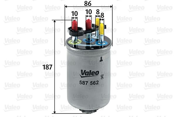 VALEO Топливный фильтр 587562