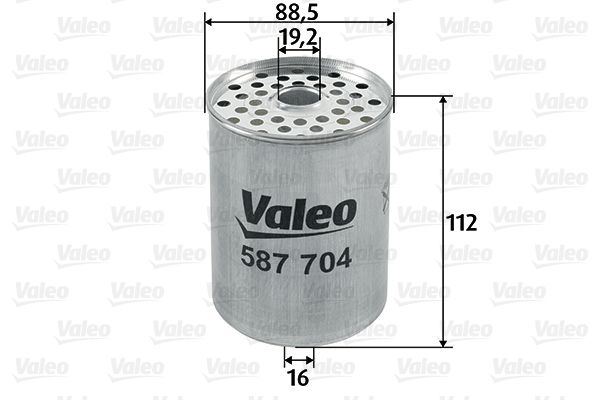 VALEO Топливный фильтр 587704
