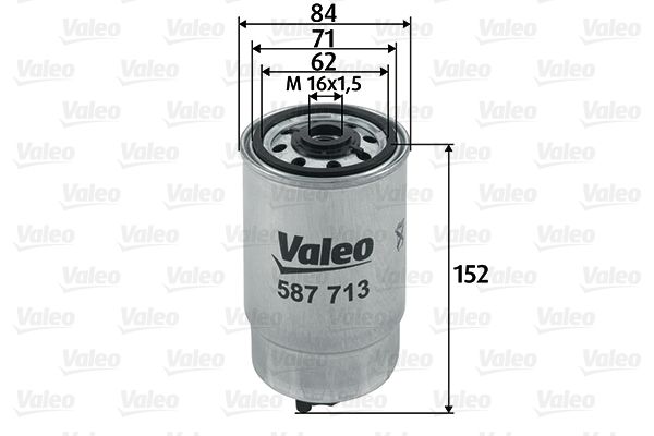 VALEO Топливный фильтр 587713
