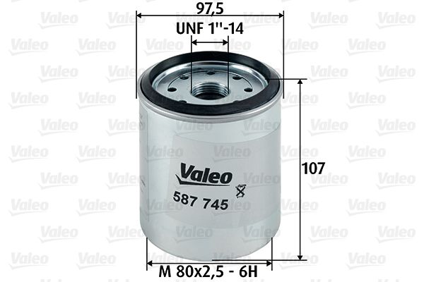 VALEO Degvielas filtrs 587745