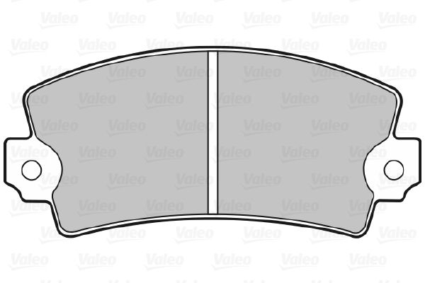 VALEO Комплект тормозных колодок, дисковый тормоз 598078