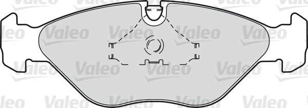 VALEO Комплект тормозных колодок, дисковый тормоз 598269