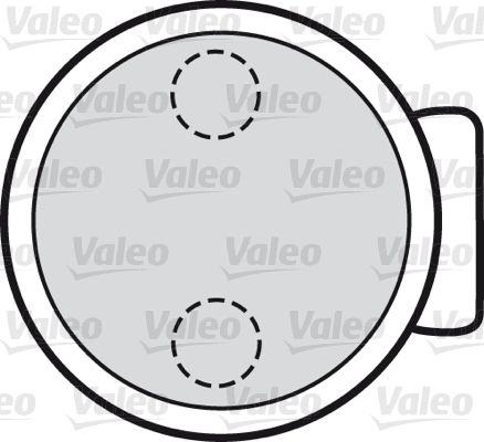 VALEO Комплект тормозных колодок, дисковый тормоз 598363