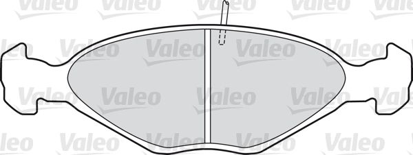 VALEO Комплект тормозных колодок, дисковый тормоз 598390