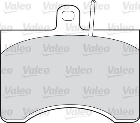 VALEO Комплект тормозных колодок, дисковый тормоз 598591