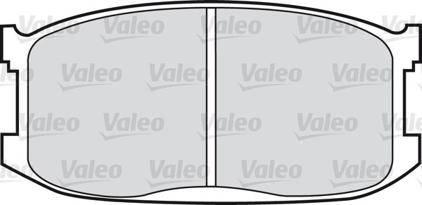 VALEO Комплект тормозных колодок, дисковый тормоз 598612