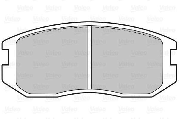 VALEO Комплект тормозных колодок, дисковый тормоз 598626