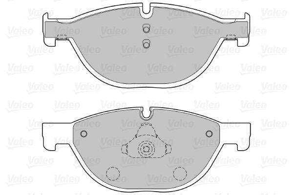 VALEO Комплект тормозных колодок, дисковый тормоз 601136