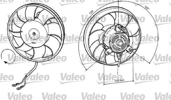 VALEO Ventilators, Motora dzesēšanas sistēma 696037