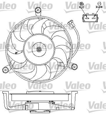 VALEO Ventilators, Motora dzesēšanas sistēma 696043