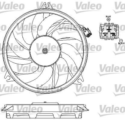 VALEO Ventilators, Motora dzesēšanas sistēma 696069