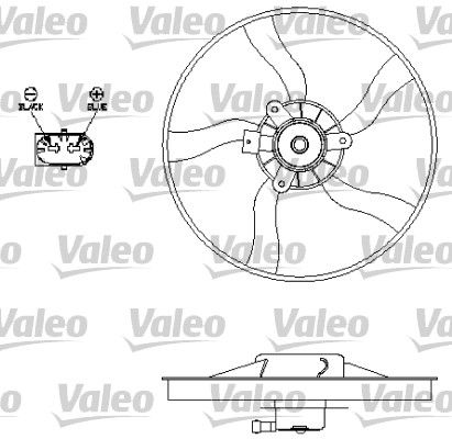 VALEO Ventilators, Motora dzesēšanas sistēma 696134