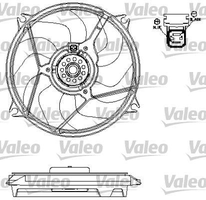 VALEO Ventilators, Motora dzesēšanas sistēma 696135