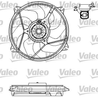 VALEO Ventilators, Motora dzesēšanas sistēma 696138