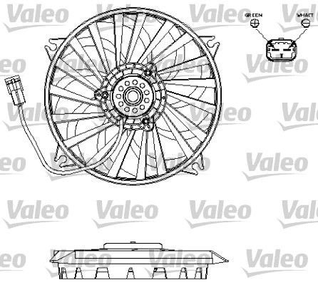 VALEO Ventilators, Motora dzesēšanas sistēma 696141