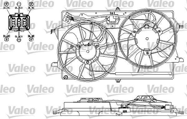 VALEO Ventilators, Motora dzesēšanas sistēma 696149